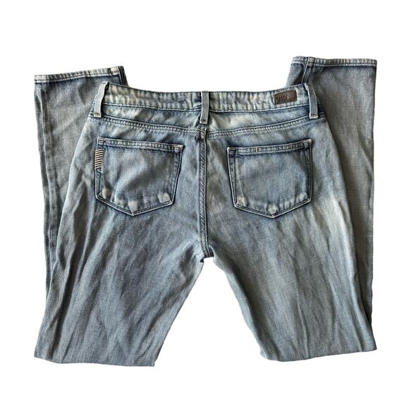 PAIGE Woman's Jimmy Jimmy Skinny Distressed Jeans Size 26 - Picture 1 of 5